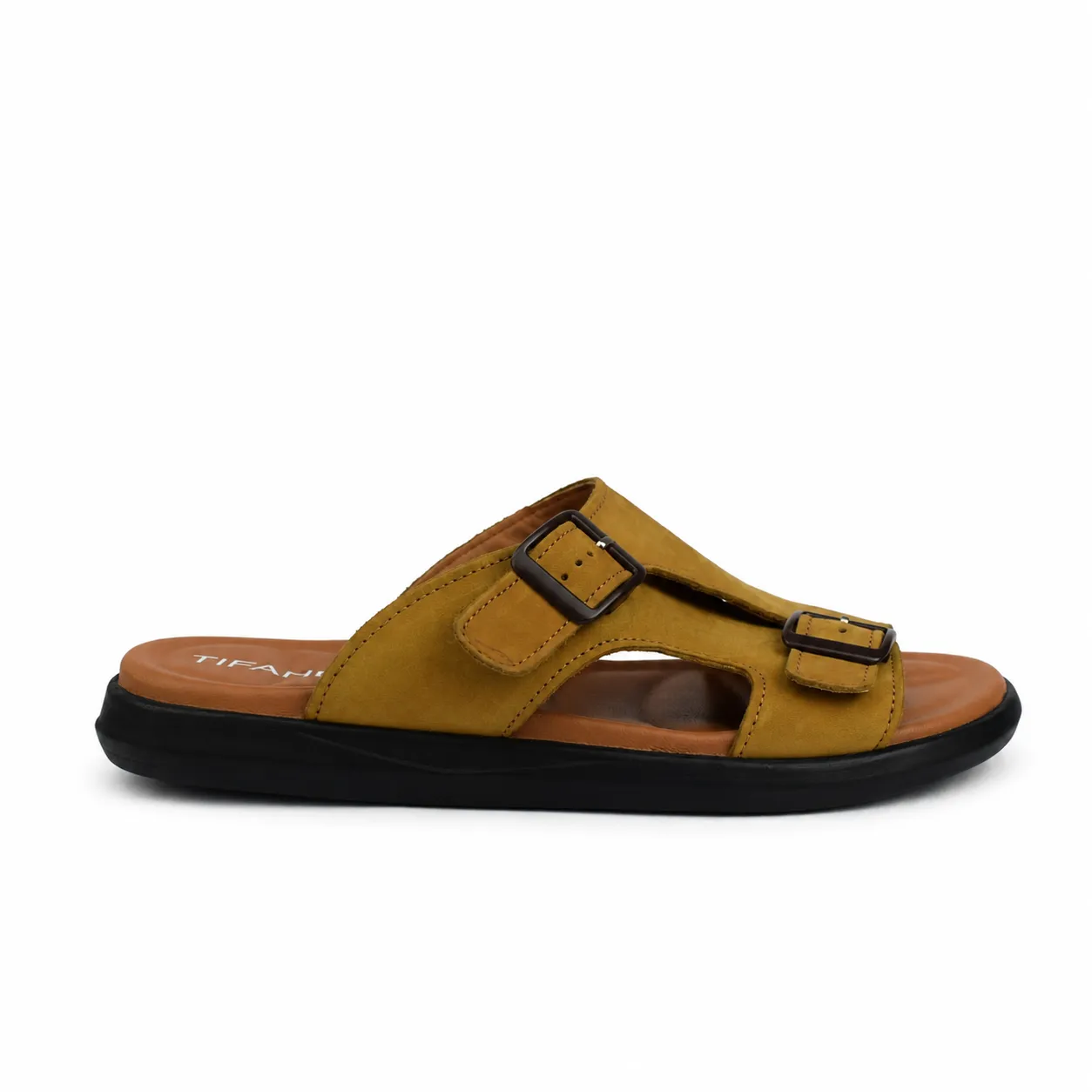 Sandales pour homme 035 tabac daim nibique    miniature
